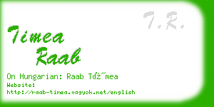 timea raab business card